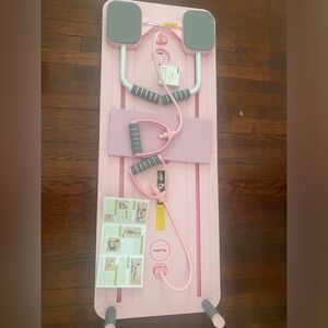 TerraGym Pink Pilates Board Multifunctional Ab Exercise Board Reformer
